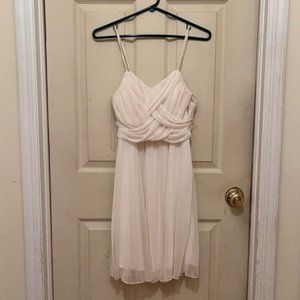 Wishes Wishes Wishes Knee-length White Cocktail Dress